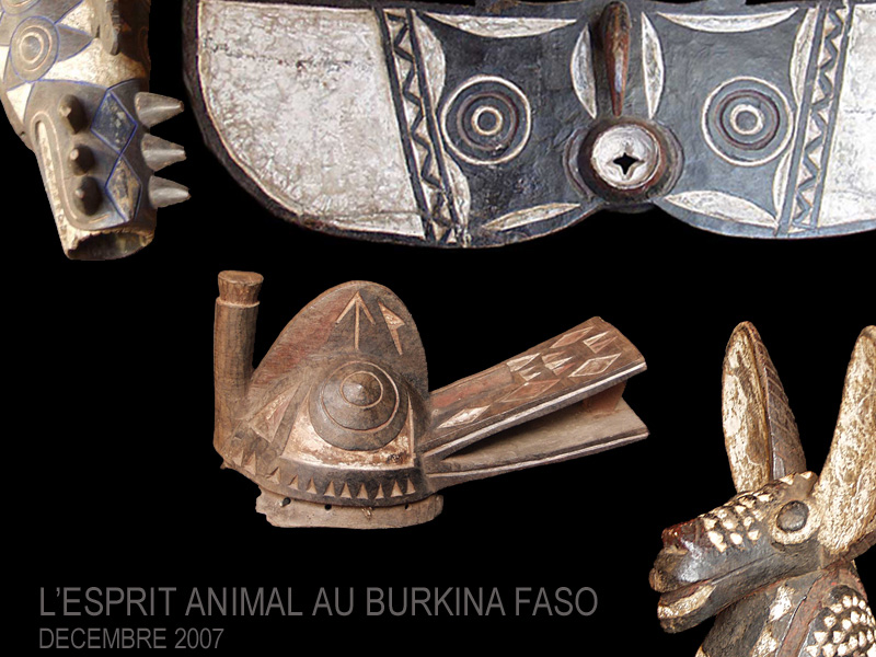 Image Animals-masks from the Burkina Faso